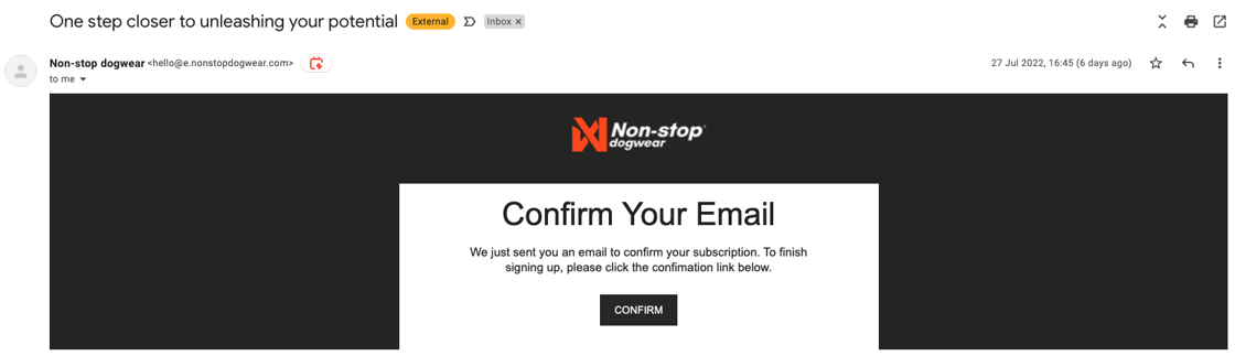 4. Confirm your email
